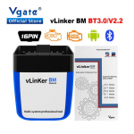 Vgate vLinker BM ELM327 BMW skanneri jaoks Wifi Bluetooth 4.0 OBD2 OBD 2 Auto diagnostika Automaatne skaneerimist&ouml;&ouml;riist Bimmercode ELM 327 V1.5 V1 5