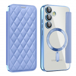 Magnetiline rahakoti nahast telefoni&uuml;mbris Samsung S22 S23 S24 S25 plus Ultra A55 A35 A16 A05 juhtmevaba laadimise klappkaanega Magsafe kaardihoidja jaoks Samsung A16