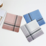 12 tk puuvillane ruuduline meeste taskur&auml;tik, ruudukujulised dekoratiivsed &uuml;likonnad Grid Hanky 12pcs