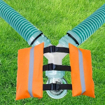 1 tk haagissuvila haagise kanalisatsioonivooliku kaalukott, Lycra spandexi libisemisvastane rihm haagissuvila haagise vooliku turvaliseks &uuml;hendamiseks, akut pole vaja oranž