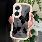 V&auml;rvitud muster Big Wave Edge pehme silikoon materjal Macaron telefoni &uuml;mbris p&otilde;rutuskindel kaitsev kummist &uuml;mbris OPPO Reno Realme jaoks OPPO A57 4G roosa