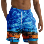 Meeste moeprindiga rihmaga Hawaiian Beach Fit sportlikud vabaaja p&uuml;ksid S sinine