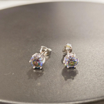 Mitmev&auml;rvilised 925 Sterling h&otilde;bedased naiste moissanite k&otilde;rvar&otilde;ngad &uuml;mmargused moissanite k&otilde;rvar&otilde;ngad mitmev&auml;rviline