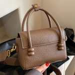 V&auml;ike pehmest PU-nahast kott naistele elegantne &otilde;htuklats roosa sinine pruun kandiline kott naiselikud crossbody-kotid kroogitud postikott