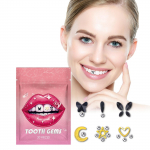 Rhinestone'i hammaste isetegemise komplekt, kivikivikomplekt, hambakomplekt One Size roosa