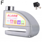 Mootorratta lukustusalarm Ohutuskaitse tabalukk alumiiniumsulamist vargusvastane meeldetuletus trossi lukustuskott Mootorratta tarvikud