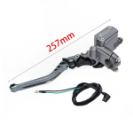 Mootorratta piduri siduripumba hoob h&uuml;drauliline peasilinder v&otilde;idus&otilde;idumootorrattale 7/8 Yamaha Kawasaki esipidurile, must