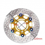 220mm piduriketas mootorratas 3 auguga 70mm roostevaba teras ees taga ketas rootor kettad roller sportratas krossikas ATV pitbike