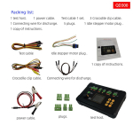 Uus QD300 Automaatne s&uuml;&uuml;tepooli tester QDB-2A 3A IGBT T&uuml;hik&auml;igul Sammmootor Solenoidklapp Pihusti PWM-aktuaator Rikkedetektor gray