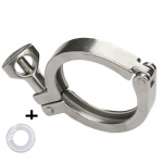 1 tk 1 - 10 304 sanitaartehniline roostevabast terasest liitmiku&uuml;hendus O/D 25mm-268mm Tri-klambriga klambrid Clover kodupruulitud piimatoodete jaoks 159mm X OD183mm