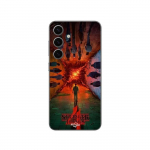 Coque - Maniacase - Samsung Galaxy S25 Plus - Noir - Souple - Stranger Things