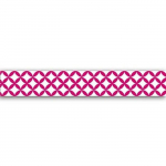 Masking Tape fuchsia et blanc 10 m