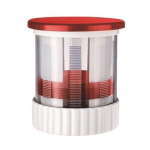 Juustu riiv, purustaja, viilutusmasin, v&otilde;i, hakklihamasin, puuviljaveski, lihtne puhastada, eemaldatavad osad, k&auml;eshoitav juustu riiv p&auml;hklitele, k&ouml;&ouml;giviljadele, &scaron;okolaadile punane