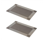 2 t&uuml;kki Kootud lauamatt Restoran Kodu Hotell Lauamatid PVC Padi Euroopa Stiilis Kauss Alusmatt Pad Lauakate