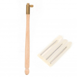 3 n&otilde;elaga heegeln&otilde;el, tikkimisn&otilde;elte komplekt helmestega tikkimist&ouml;&ouml;riist