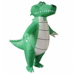 Suur t&auml;ispuhutav alligaatori kost&uuml;&uuml;m, t&auml;iskasvanutele One size (150-190cm) roheline