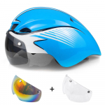 Wildside Triatloni TT Kiiver magnetprillidega - Uus v&otilde;istlusvalmis jalgrattakiiver One Size