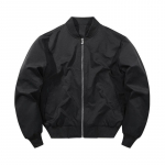 Hongkongi stiilis vabaaja jakk, lahe ja avar t&ouml;&ouml;riietus, retro lennup&uuml;ksid, meeste riided XXXXL must
