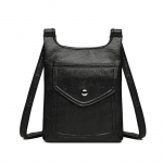 Naiste Crossbody kott Multi-Pocket Messenger Bag Ema kott must