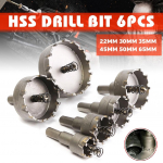 6 tk TCT s&uuml;damikuga puuritera augusaag HSS augusae komplekt karbiidist ots legeeritud roostevabast terasest l&otilde;ikurite elektrit&ouml;&ouml;riistade tarvikutele