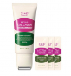 CKD Retino Collagen Madala Molekulmassiga 300 Gua Sha Kaelakortsude Kreem + Kollageeni Ampull &times; 3 tk 1set
