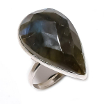Labradorite Handmade 925 Sterling Silver Jewelry Ring Size 7.5 y9a26