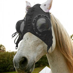 Hobuse prillid, Hobuse silmaklapid, Visuaalse h&auml;ire v&auml;hendamine, Kaasaskantav, Tuulekindel kaitsev v&otilde;rk must