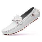 2024 Valged Loafers Meestele K&auml;sit&ouml;&ouml;na Valmistatud Nahast Kingad Mustad Vabaaja S&otilde;idujalatsid Sinised Slip-On Mokassiinid Paadikingad Suurused 46 47 48 37