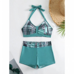 K&otilde;rge v&ouml;&ouml;kohaga bikiinid Push Up naiste ujumistrikoo, naiste seksikas bikiinikomplekt, mustad ujumisriided naistele ujumiskost&uuml;&uuml;mid ujumisriided rannas 2XL