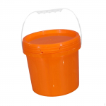 Paint Can Food Storage Container 5L Multipurpose Easy to Clean Bucket with Lid and Handle for valge