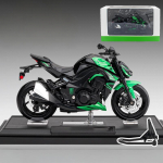 1/12 m&otilde;&otilde;tkava Kawasaki Z1000 m&auml;ngumootorratas Miniatuurne survevalatud metallmudel Super Sport Heli ja Valgusega Kollektsioon Kingitus Poisile Lastele Hobi roheline