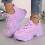 Naiste tossud 2025, uued moodsad paksud tossud naiste tenniseplatvormiga spordijalatsid naistele kerged disainjalatsid 37 lavendel