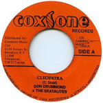 7-tolline plaat DON DRUMMOND & THE SKATALITES / ROY - Cleopatra / I Mean It MITTE &Uuml;KSKI Coxsone Records Jamaica Reggae, Ska & Dub Kasutatud