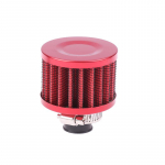 1 tk universaalse liidesega auto &otilde;hufiltrid 12 mm mootorratta k&uuml;lma &otilde;hu sisselaskeava suure vooluhulga karteri ventilatsiooni katte mini &otilde;hufiltrite jaoks punane