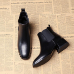 S&uuml;gis-talv uued Chelsea naiste saapad paksu tallaga Briti Martini saapad elastikuga paksu kontsaga l&uuml;hikesed saapad mustad l&uuml;hikesed saapad 38