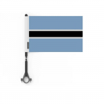 Drapeau - Botswana - 10 t&uuml;kki - 14 x 21 cm - pol&uuml;ester - v&auml;limine - mitmev&auml;rviline