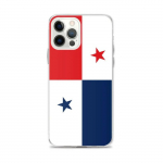 Coque iPhone &ndash; Drapeau Panama &ndash; iPhone 12 Pro Max &ndash; Supp &ndash; Mitmev&auml;rviline &ndash; L&auml;bipaistev silikoon