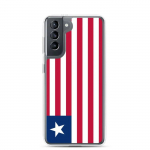 Coque T&eacute;l&eacute;phone &ndash; Samsung &ndash; Galaxy S10 &ndash; Drapeau du Liberia &ndash; Souple &ndash; mitmev&auml;rviline