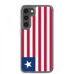 Coque T&eacute;l&eacute;phone Drapeau Libeeria &ndash; Samsung Galaxy S21 Ultra