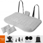 Auto reisivoodi automaatne &otilde;hkmadrats magamisalus T&auml;ispuhutav seljatoe voodi v&auml;lipadjad Matka diivanvoodi tarvikud autole beež