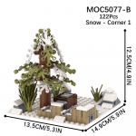 S&otilde;jaline seeria MOC klots Moodne s&otilde;japidamine II maailmas&otilde;da Kindlustused Tegevusfiguur S&otilde;jad Mudel Ehitusklotsid Laste M&auml;nguasjad Lastele Kingitus