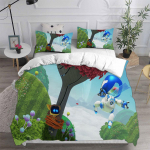 ASTRO BOT Voodikomplektid Voodikate Tekk Voodikate Padjap&uuml;&uuml;r 2-3-osalised komplektid Laste T&auml;iskasvanute Magamistoa Kaunistus Laste Kingitused EU Double 200x200cm