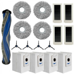 Tarvikute komplekt Ecovacs Deebot X5 Omni/X5 Pro Omni jaoks - Filter/Kott/Mopp/K&uuml;lgmine hari/Eemaldusrull Phonillico&reg;