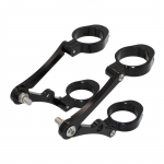 Funriche Mootorratta Esitule Hoidik, Reguleeritav Nurk, Mootorratta Esitule Kinnitusklamber, Kahvlitoru, Sobib L&auml;bim&otilde;&otilde;dule 1.5 must