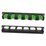 Fishing Rod Rack Wall Mount Display Stand Pads Easy to Install 6 Slots Organizer for Indoor Boat Vertical Mount