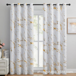 Marmorist pimendavad kardinad, Kardina pimendav kangas, K&otilde;rge t&auml;psus 100cm W x H 130cm helehall v&auml;rv