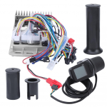 36 48V 500W Elektrilised kolmerattalised rattad 3-režiimiline siinuslaine harjadeta kontrolleri komplekt LCD-ekraaniga