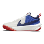 Nike Team Hustle D10 GS Valge Game Royal Laste tossud Summit-White Bright-Crimson Midnight-Navy CW6735-103 36.5