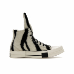 Rick Owens x Converse DRKSHDW TURBODRK Chuck 70 High Sebra Unisex tossud Valge Lily-White Must A03943C 36