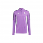 Adidas Real Madrid Condivo 22 Treeningu poollukuga pikkade varrukatega pluus Meeste Pluusid Erelillakas HT8803 XL